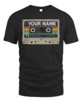 YOUR NAME .Vintage Cassettes shirt Unisex Standard T-Shirt black s