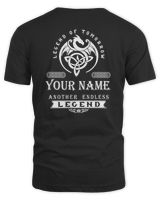 Legend of Tomorrow . YOUR NAME Another Endless Legend - PRINT ON THE BACK Unisex Standard T-Shirt black s